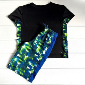 Gymboree Boys Short Sleeve Top & Shorts Activewear Outfit Matching Set Large